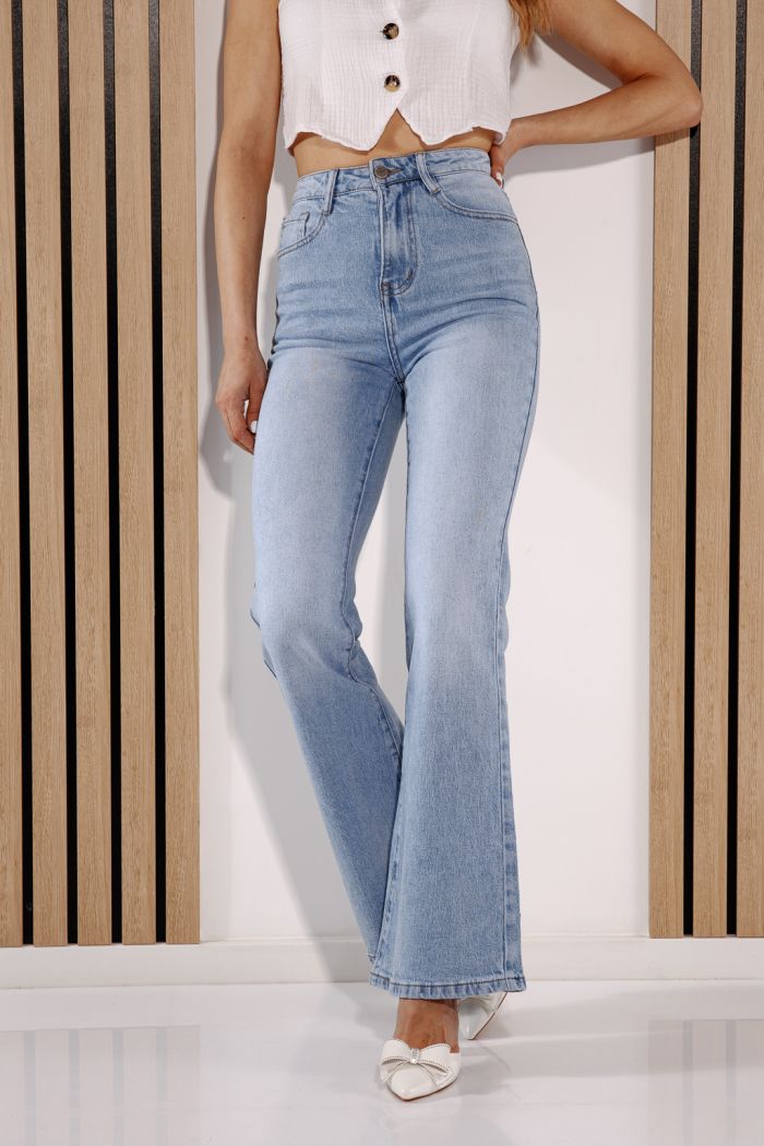 Női trapéz farmer  Beatriz kék #A1376