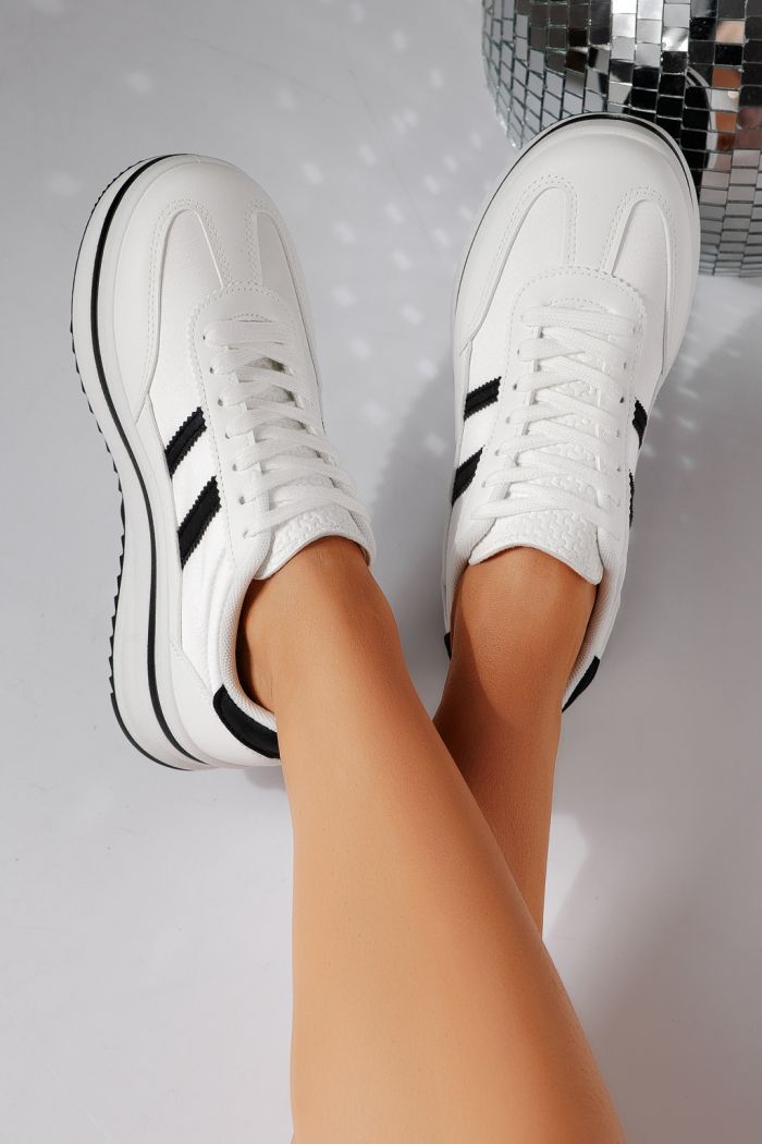 Női sportcipők fehér öko bőrből készült Diana2 #24476