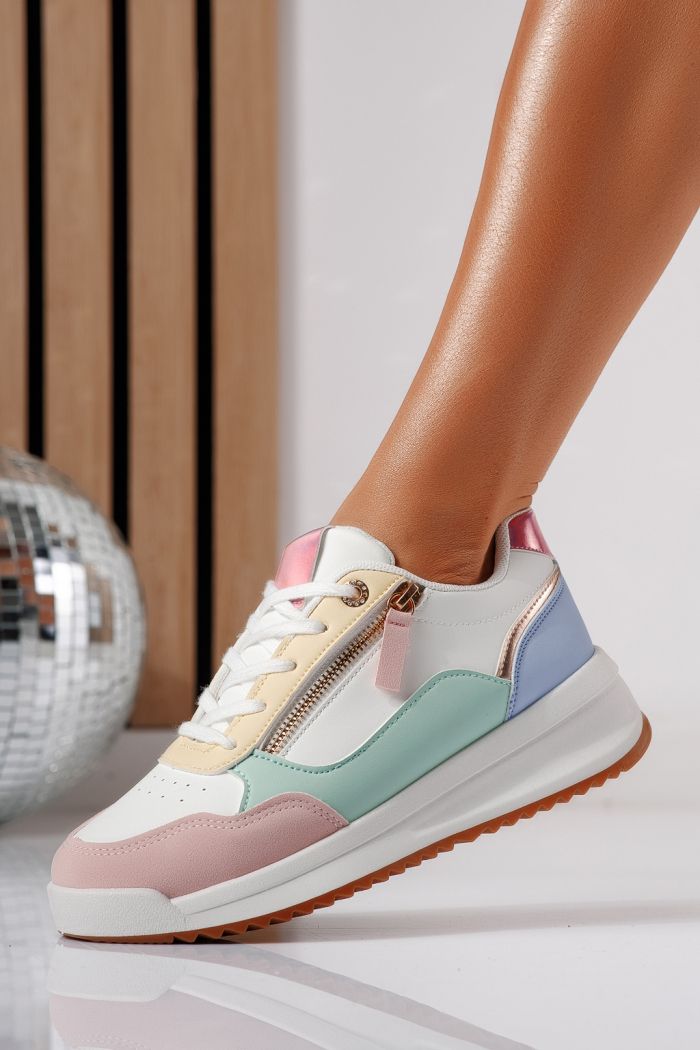 Női sportcipők sokszínű öko bőrből készült Alana #24415