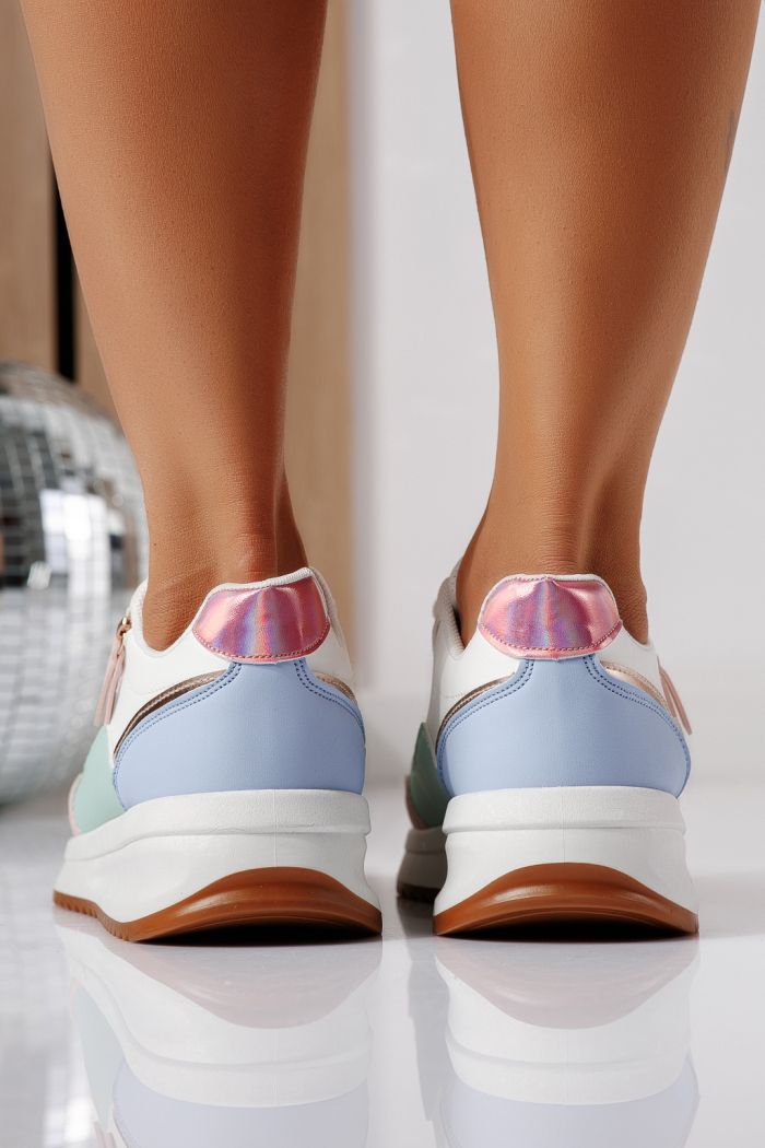 Női sportcipők sokszínű öko bőrből készült Alana #24415