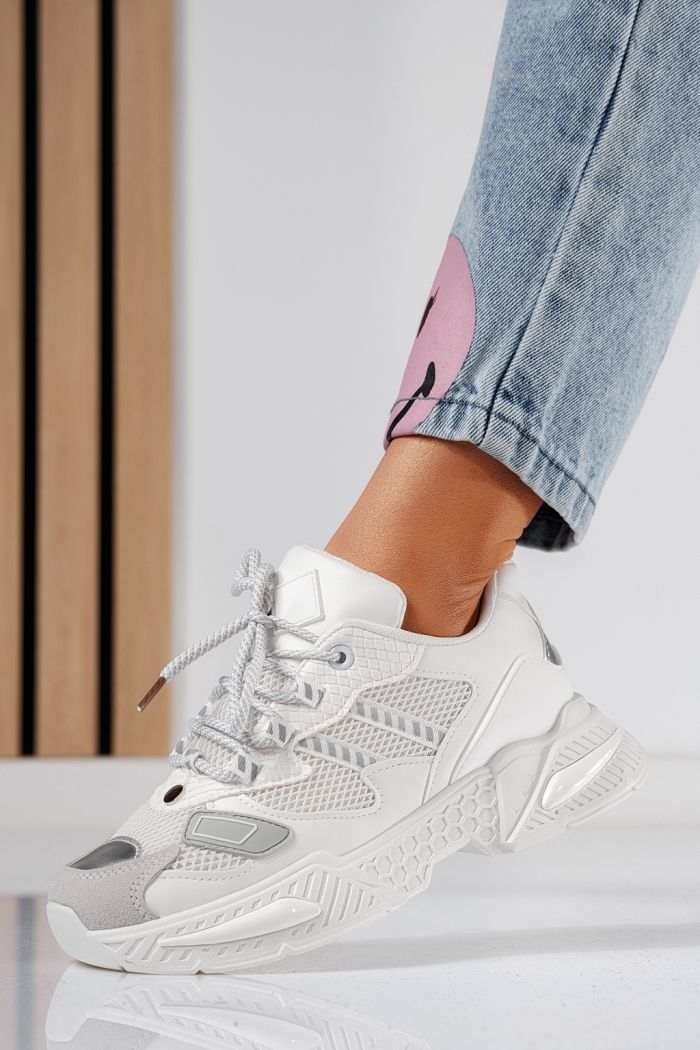 Devi Női Sportcipő Fehér Ökológiai Bőrből #24543