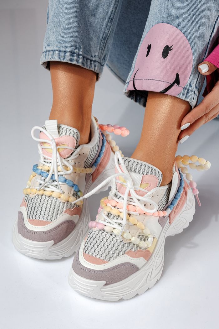 Evi Női Sportcipő Többszinü Ökológiai Bőrből #24549