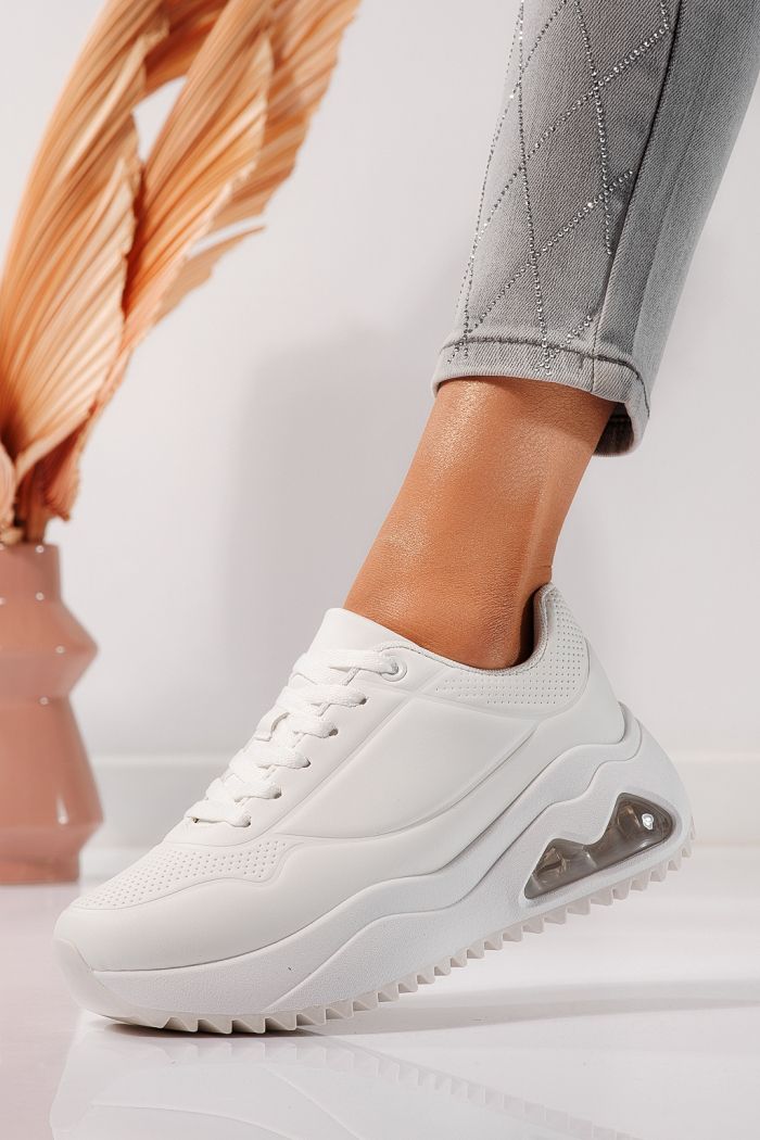 Női fehér tornacipő ökobőrből Audrey #24554