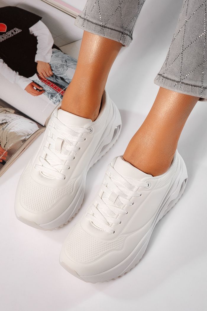 Női fehér tornacipő ökobőrből Audrey #24554