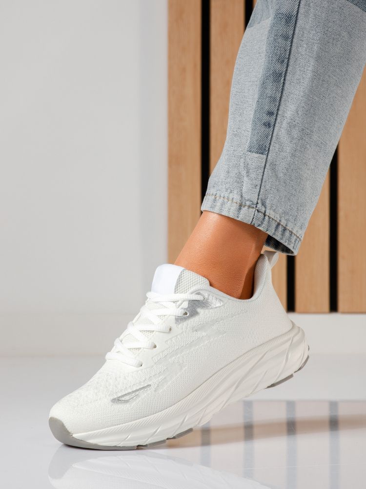 Luisa Női Sportcípő Fehér Textil Anyagból #24556