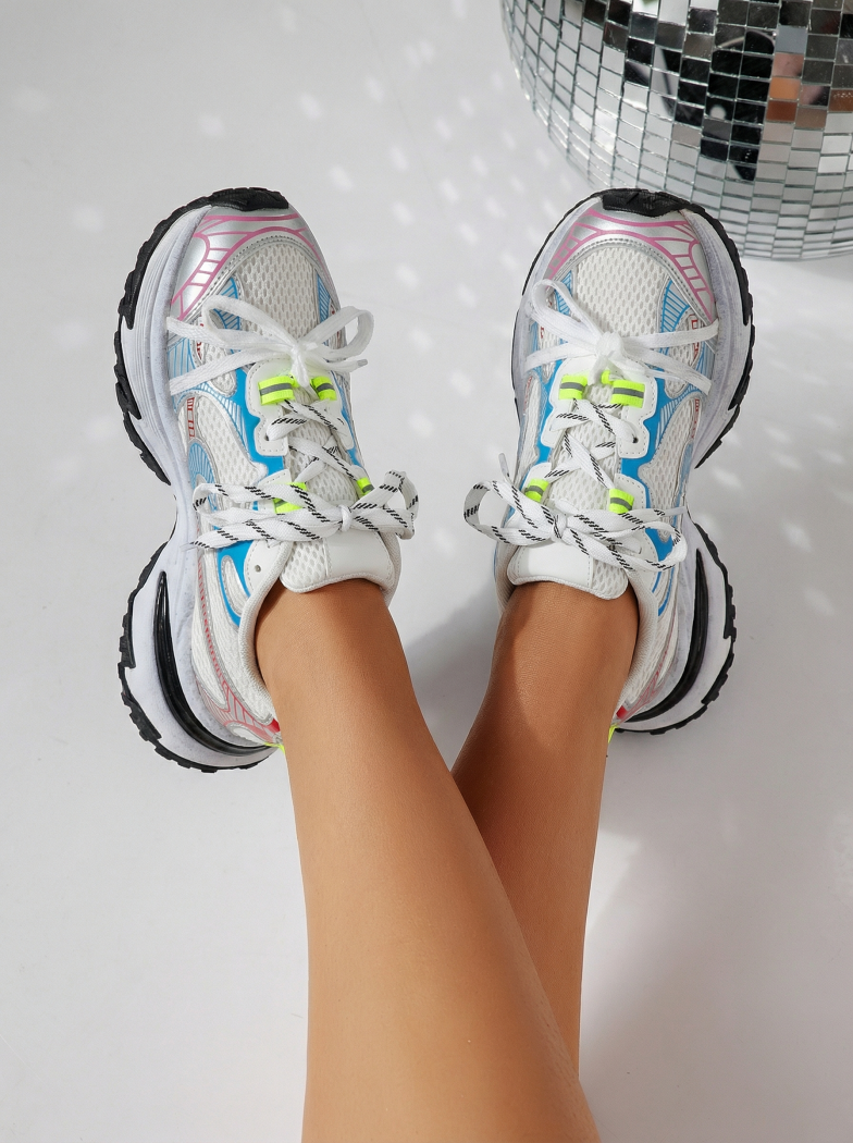 Női többszínű sportcipő ekológikus bőrből Anne #24528