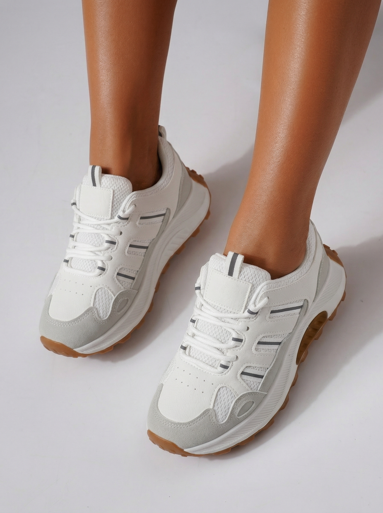 Női sportcipők fehér textil anyagból készült Agatha2 #24579