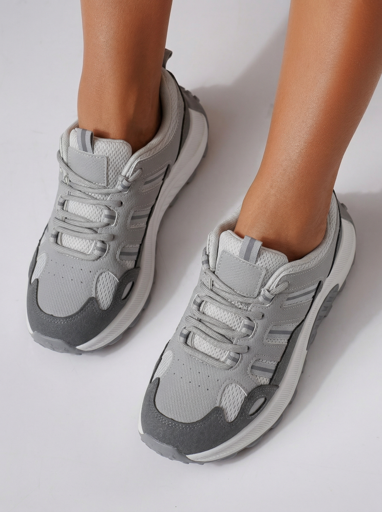 Női sportcipők szürke textil anyagból készült Agatha2 #24580