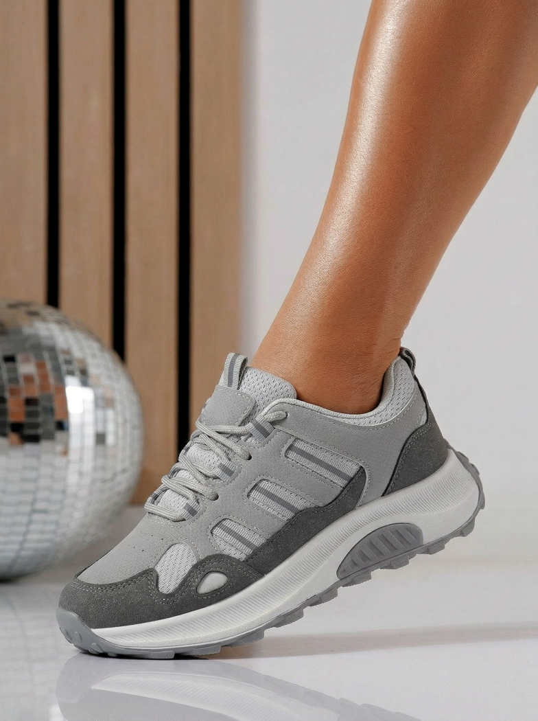 Női sportcipők szürke textil anyagból készült Agatha2 #24580