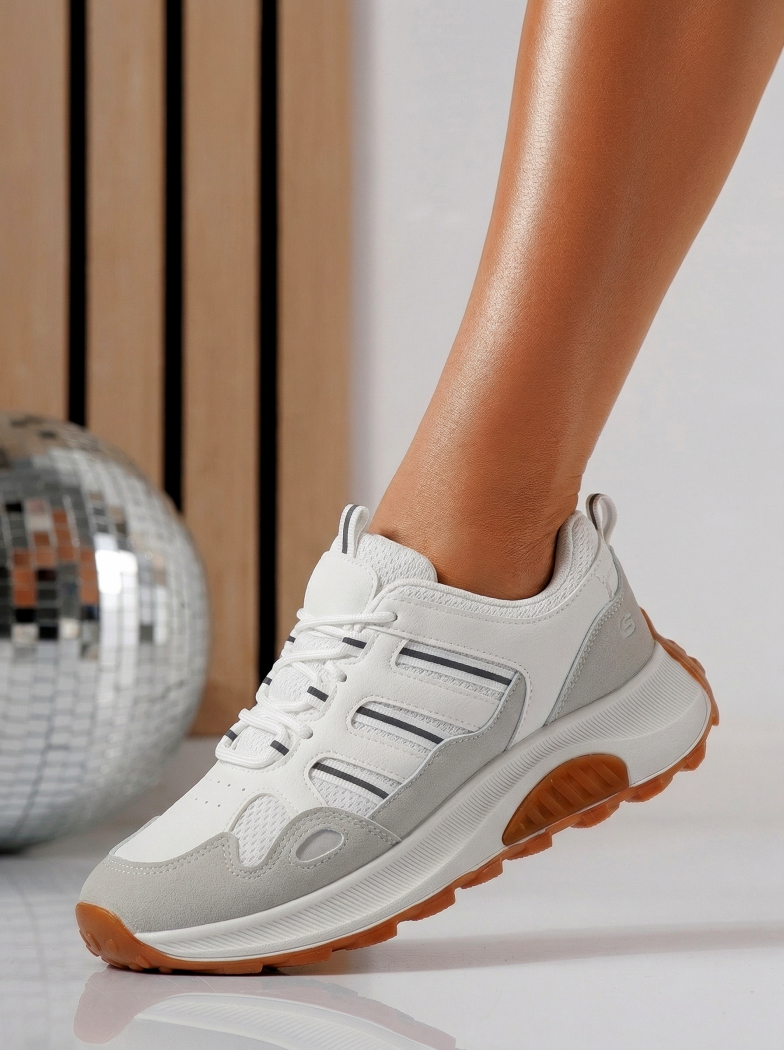 Női sportcipők fehér textil anyagból készült Agatha2 #24579