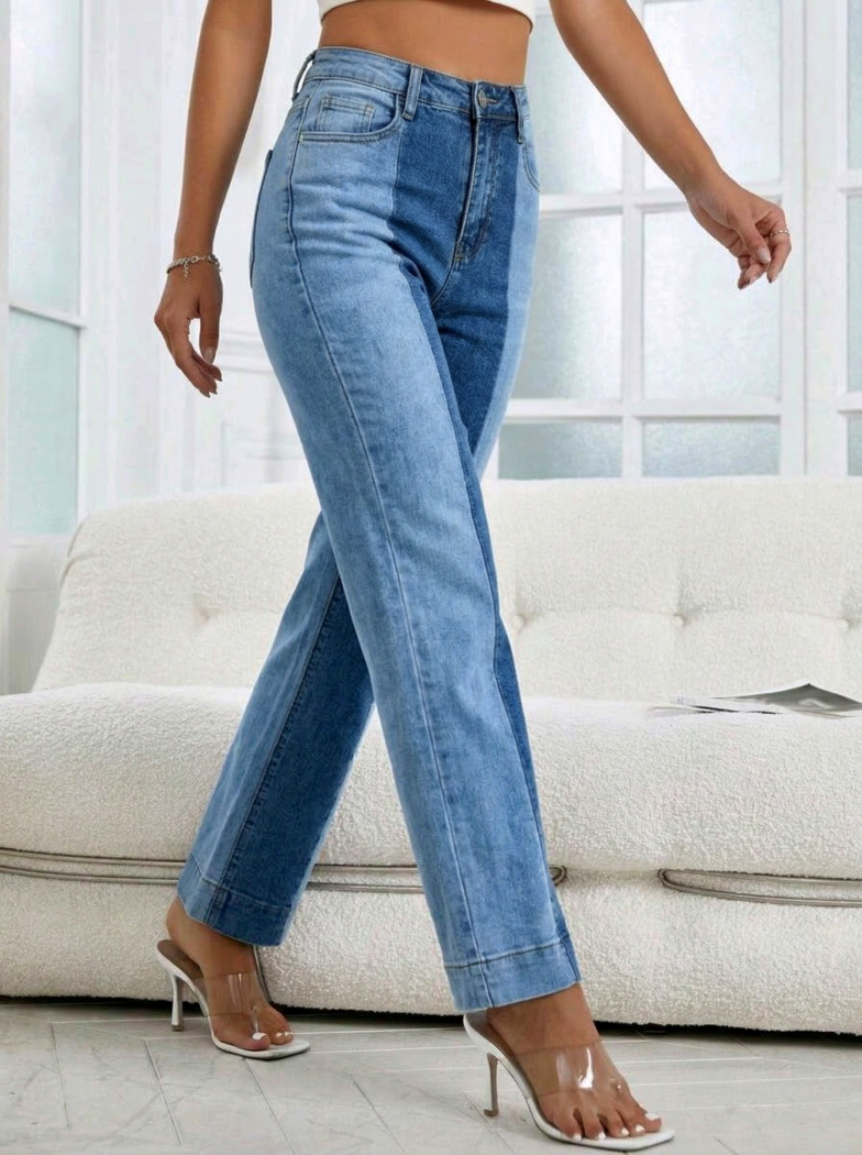 Női trapéz farmer Gilda kék #A1409