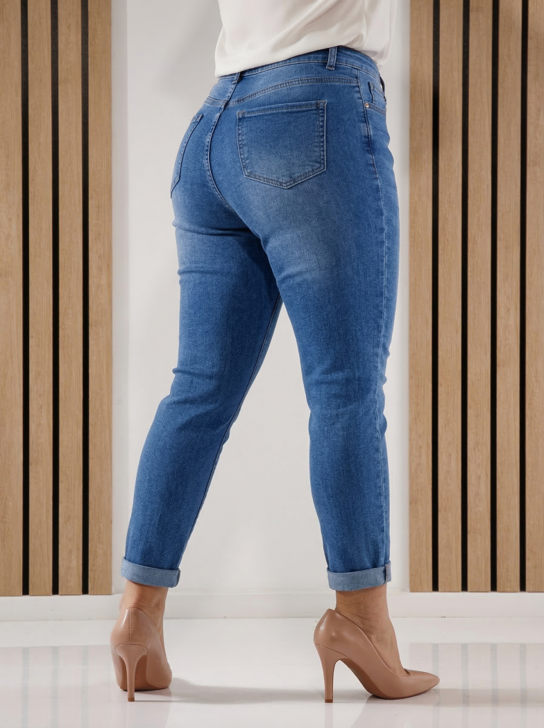 Női Baggy Fit farmer Valeria kék #A1398