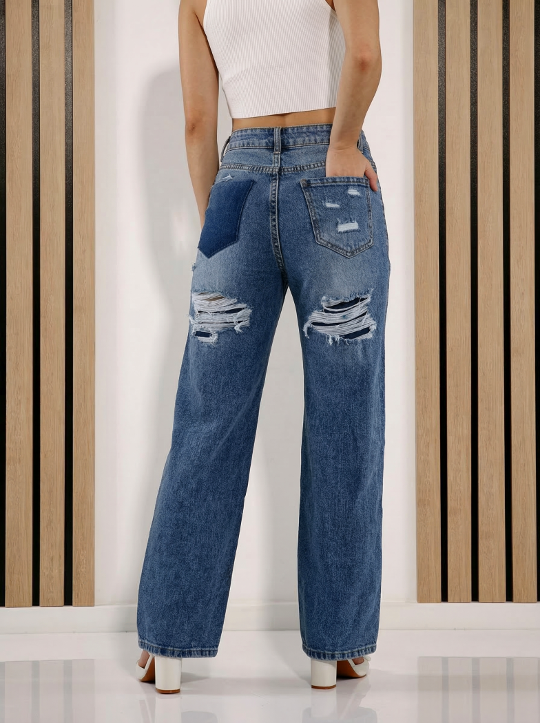 Női trapéz farmer Casiana kék #A1406