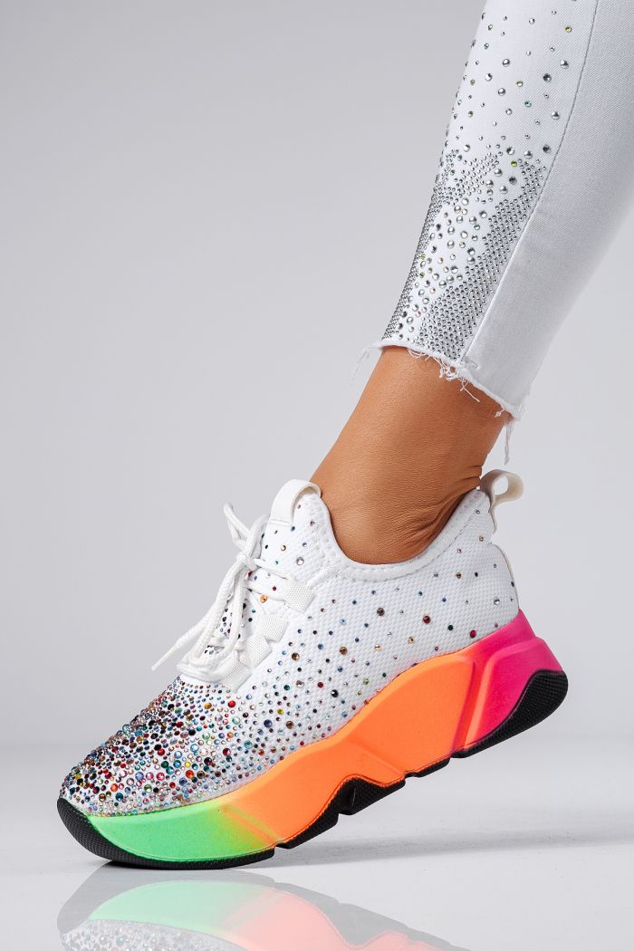 Többszínű női textil tornacipők Maria #24607