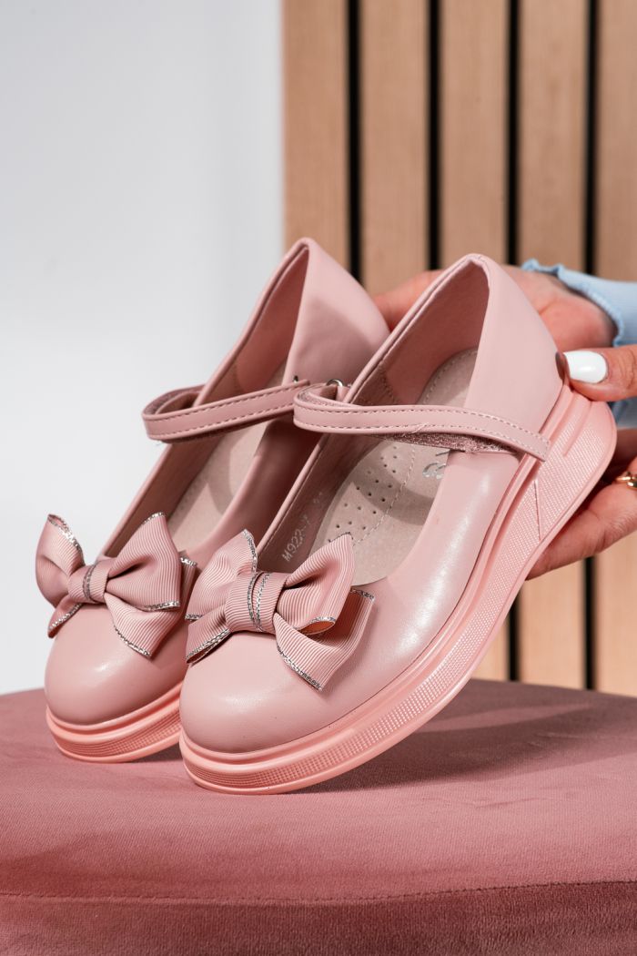 Rózsaszín lány cipő eco-bőrből Alis #24653