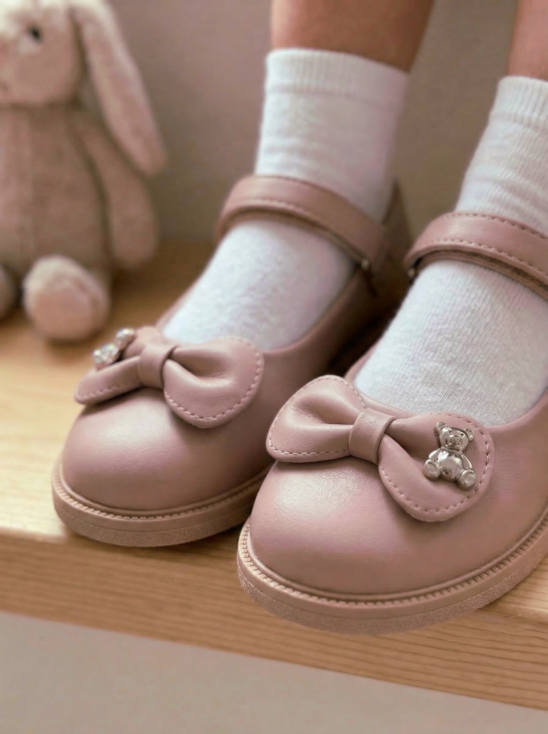 Lány Cipők rózsaszín öko bőrből készült Lorete #24625