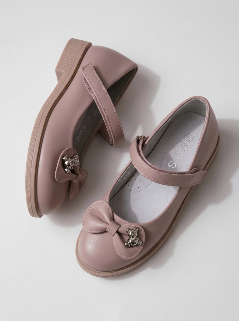 Lány Cipők rózsaszín öko bőrből készült Lorete #24625