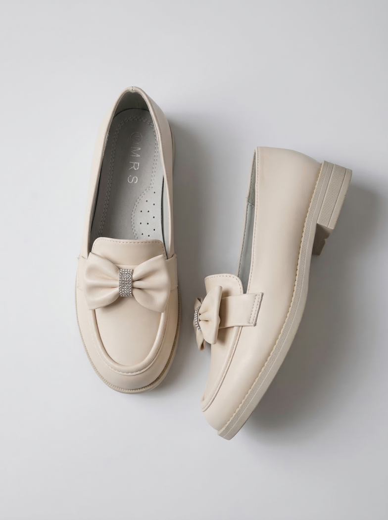 Lány Cipők bézs öko bőrből készült Alda2 #24619