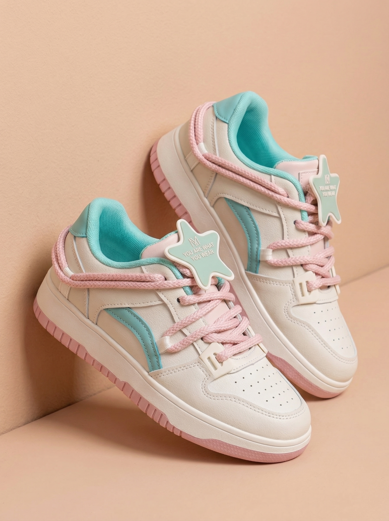 Mimi Női Sportcipő Rózsaszín Ökológiai Bőrből #18208