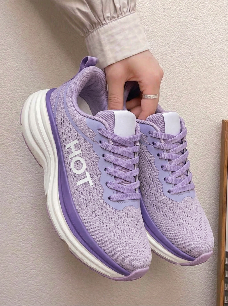 Luna Női Sportcipő Lila Textil Anyagból #20288