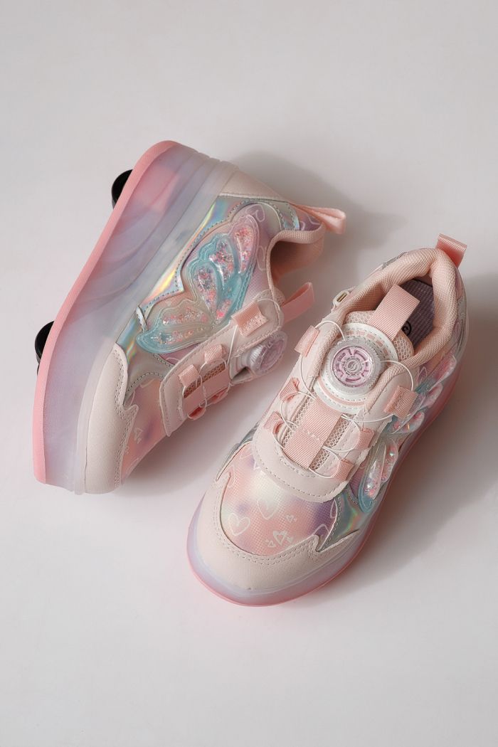 Görkorcsolya rózsaszín textil anyagból készült Helys3 #24869