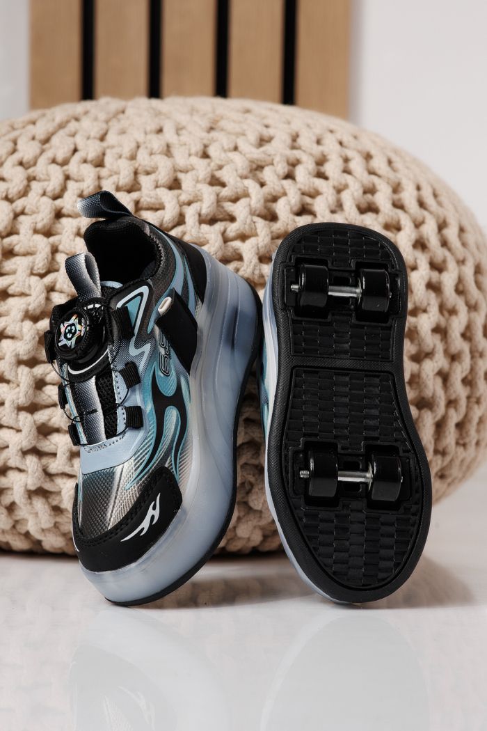 Görkorcsolya kék textil anyagból készült Helys3 #24867