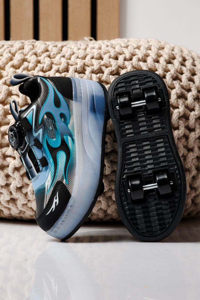 Görkorcsolya kék textil anyagból készült Helys3 #24867