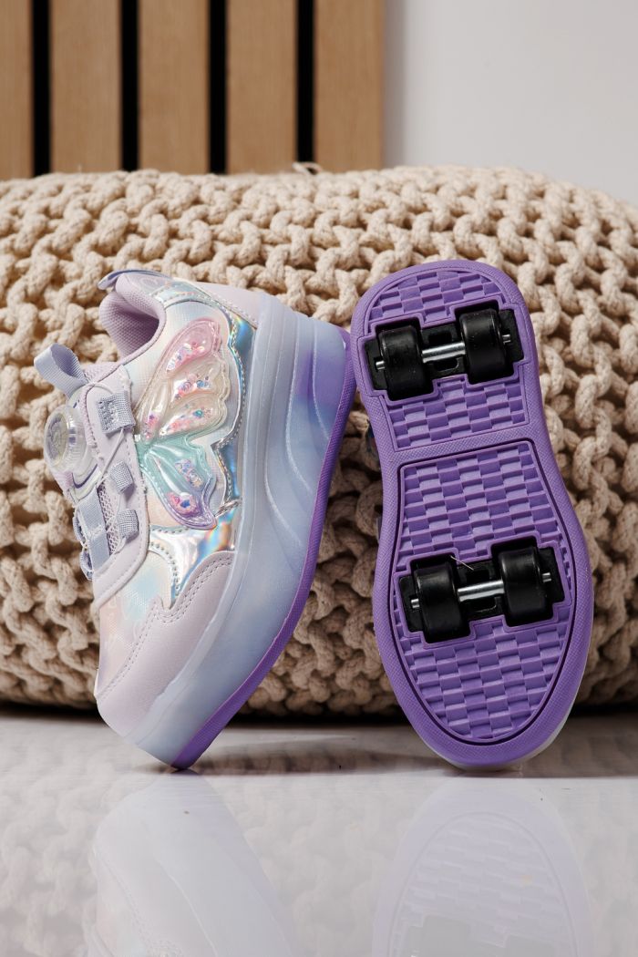 Görkorcsolya mályvaszínű textil anyagból készült Helys3 #24868