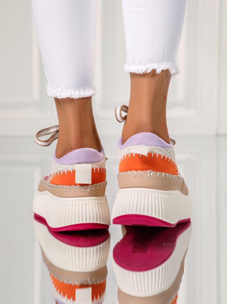 Roxi Női Sportcipő Piros Textil Anyagból #24983