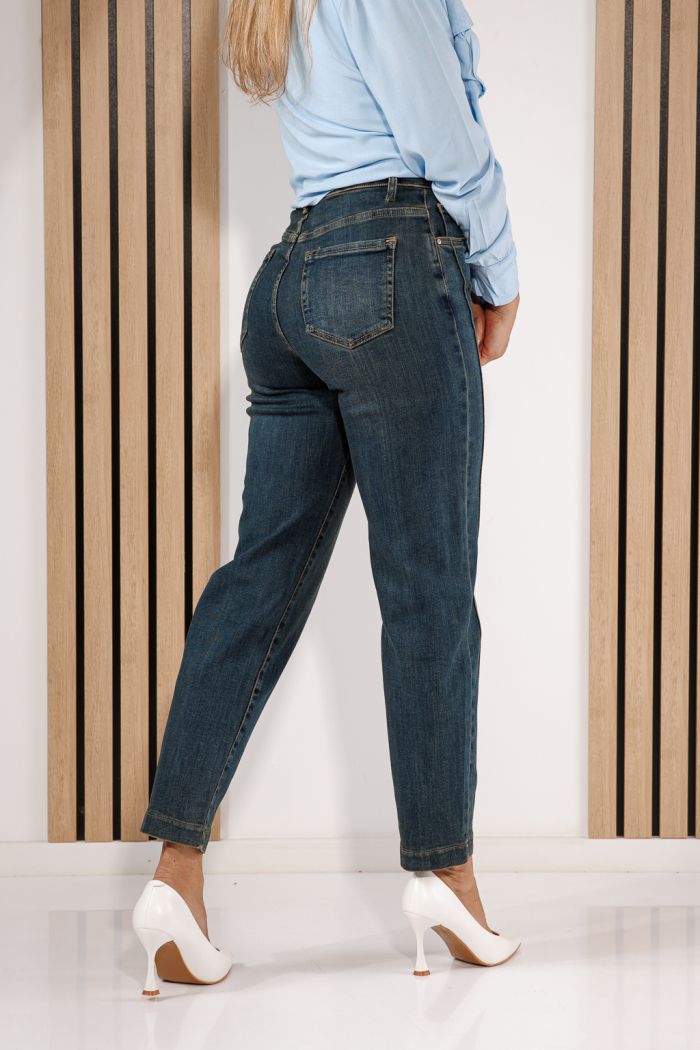 Női Skater Fit  farmernadrágok Isara kék #A1436