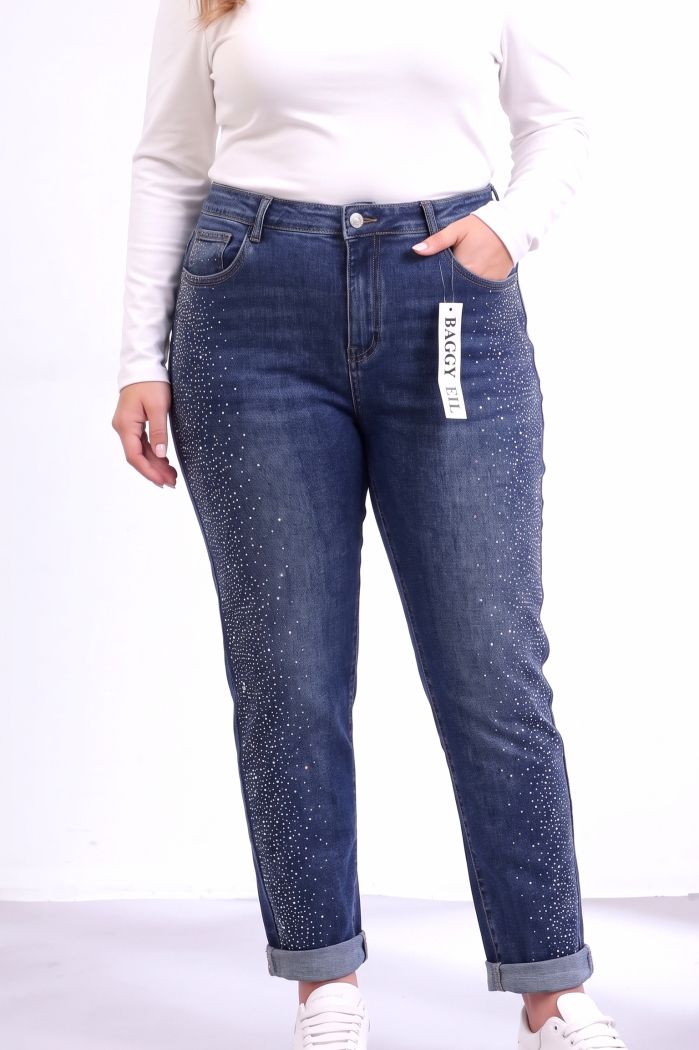 Női Baggy Fit Farmernadrágok Avia Kék #A1460