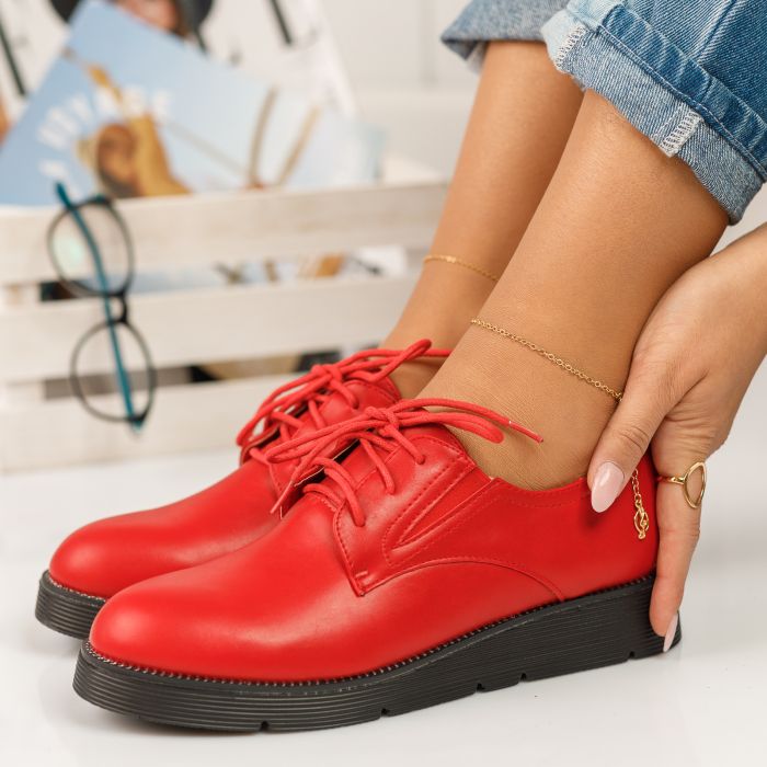 Alkalmi cipő piros Massimo  #274M