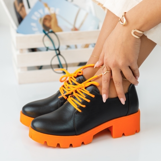 Narancssárga alkalmi cipő Audrey #375M