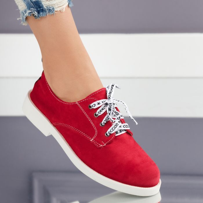 Alkalmi cipő piros Aurora #3815M