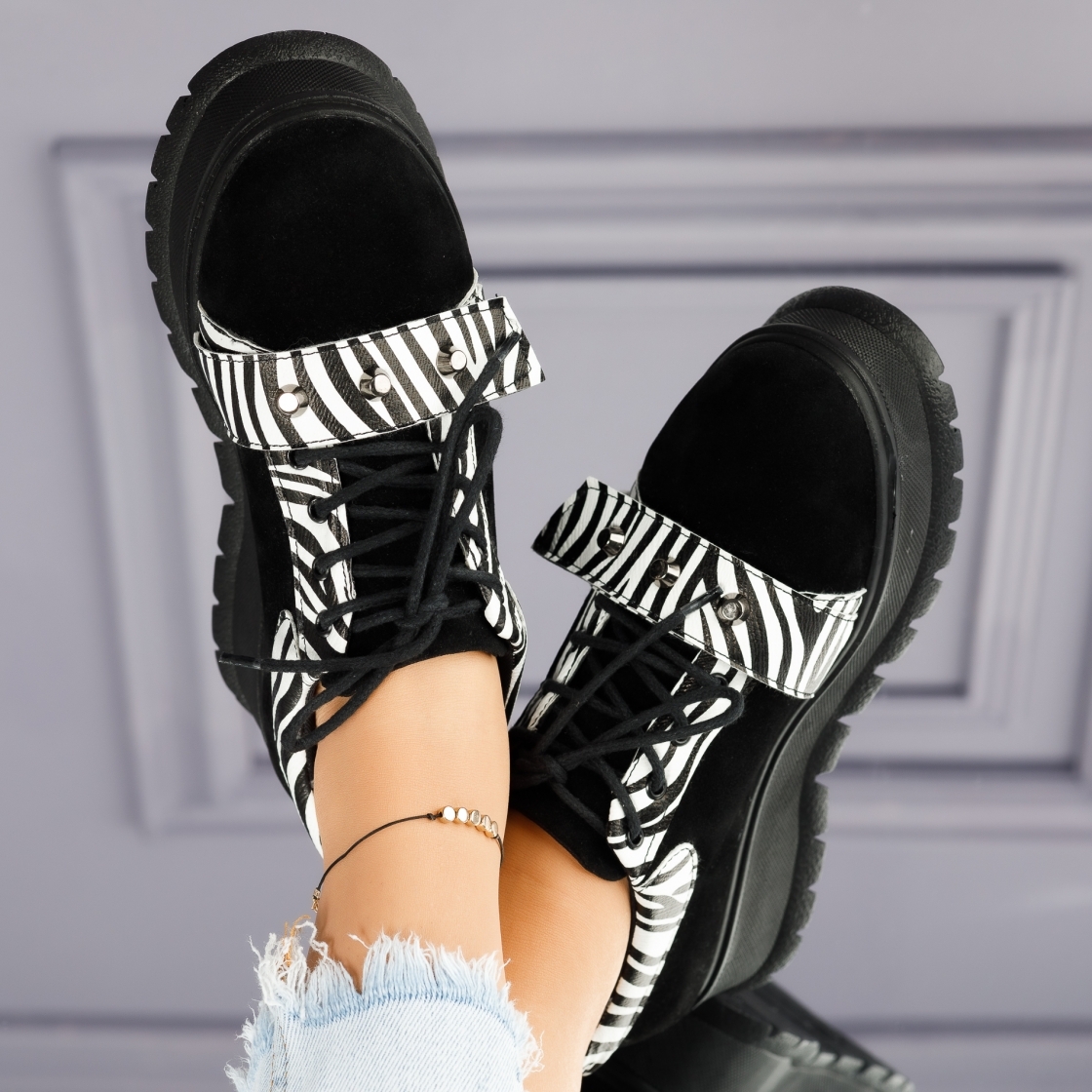 Alkalmi cipő fekete3 Emily #4040M
