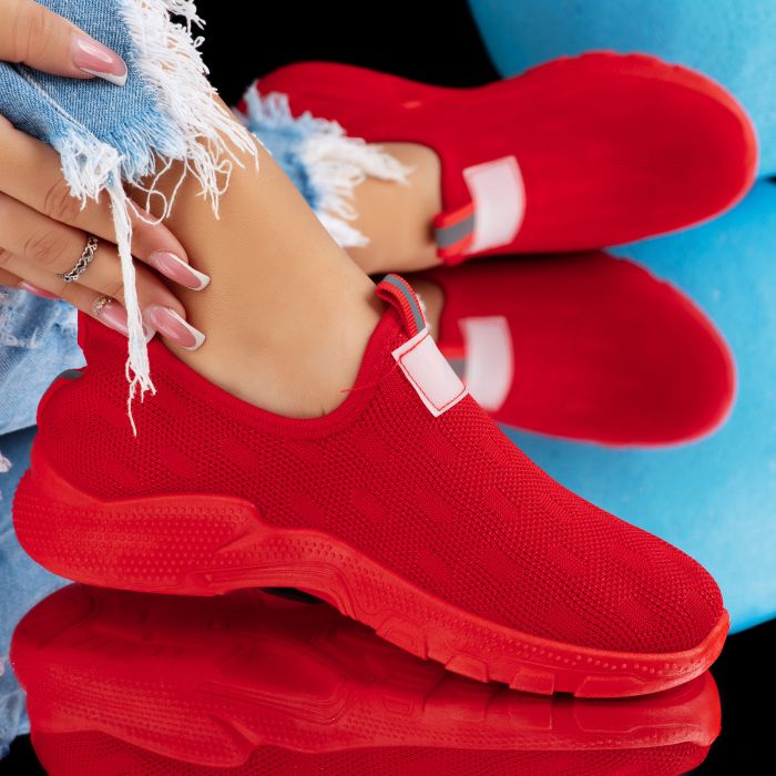 Дамски спортни обувки Beatrice червен #6881M