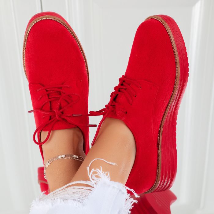 Alkalmi cipő Piros  Karol #7327M