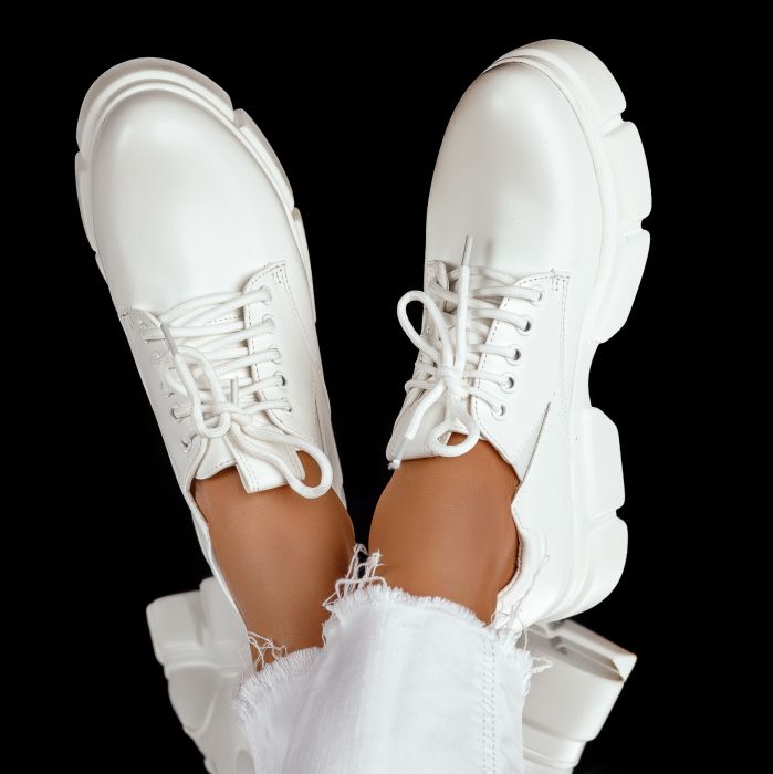 дамски ежедневни обувки Beth бял #8011M