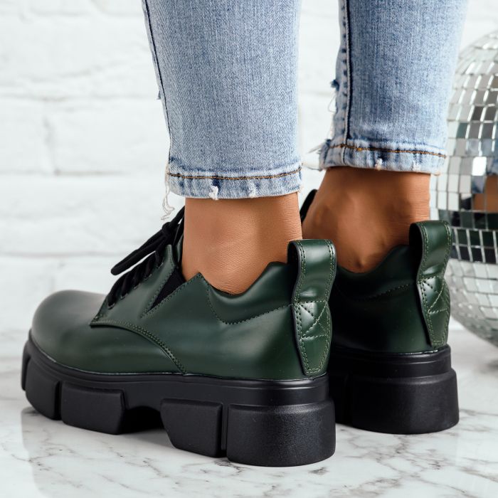 дамски ежедневни обувки Beth зелено #8012M