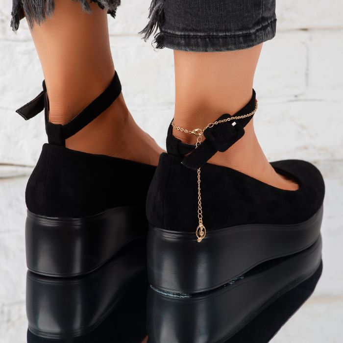 Alkalmi cipő Fekete Aimee2 #8961M