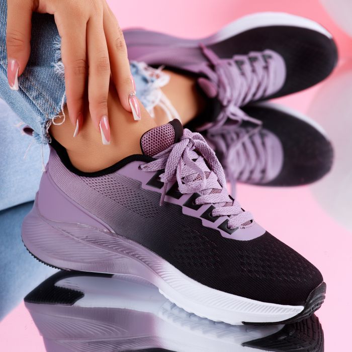 Дамски спортни обувки Tabita лилаво #9189