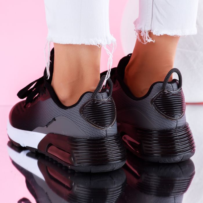 Дамски спортни обувки Zina Черен #9193