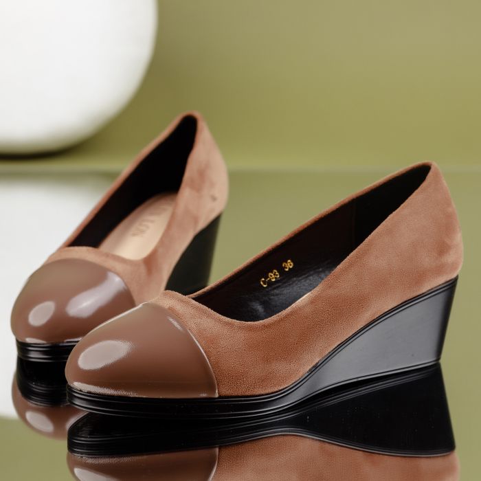 Alkalmi cipő barna Jimena3 #9339