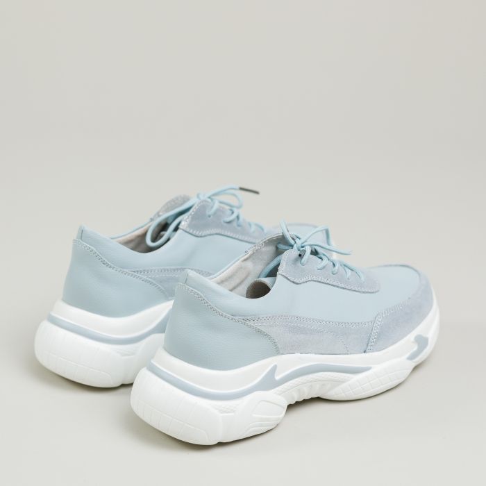 Természetes bőr cipő Kék Iris #9436