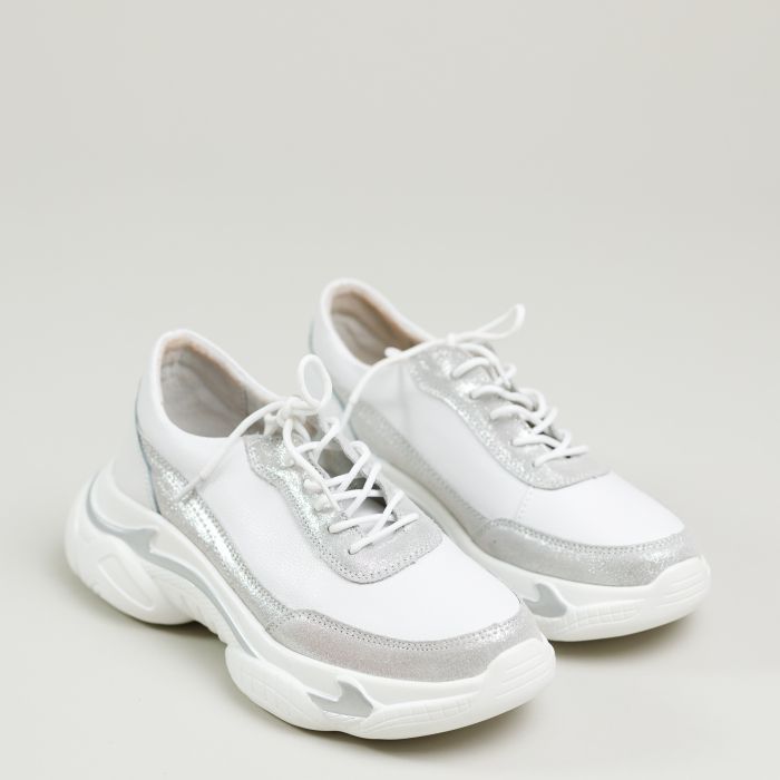 Természetes bőr cipő Fehér Iris #9441