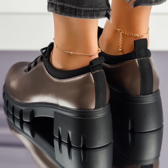 Pantofi Casual Dama Dakota Gri #9904