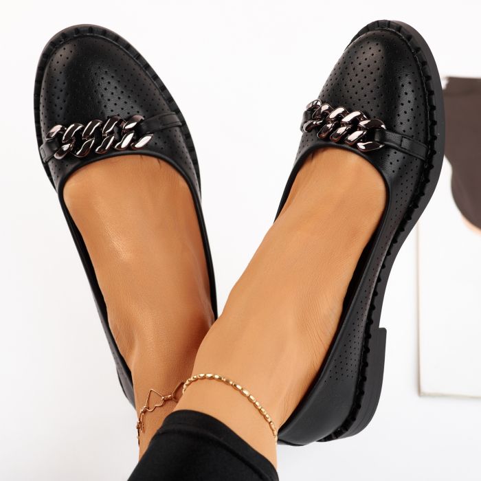 Ежедневни дамски обувки Sara Черен # 9895