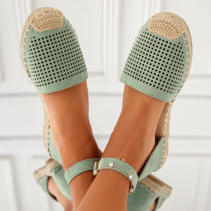Дамски сандали  Luiza зелено #11013