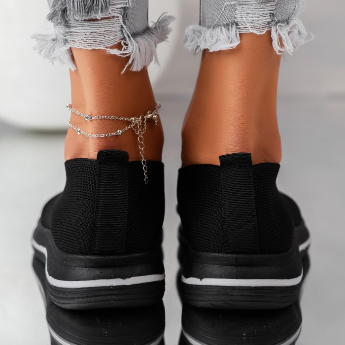 Дамски спортни обувки Erin Черен #11570