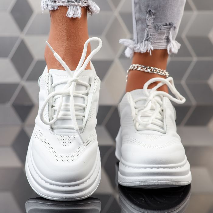 Дамски спортни обувки Mera Бяло #12086